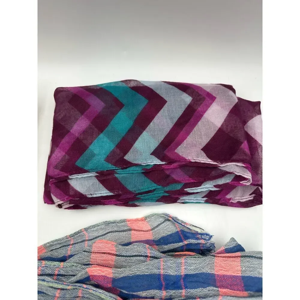 Lot of 5 Woman Scarves New - Picture 5 of 7